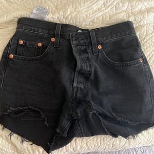 Black Levis Shorts
